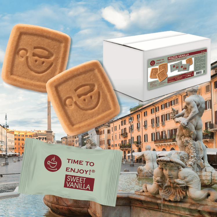 Time to enjoy PIAZZA VANILLA koekjes 